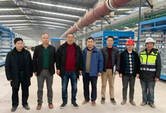 年關將至，董事長邊程多地視察項目進度，慰問堅守員工