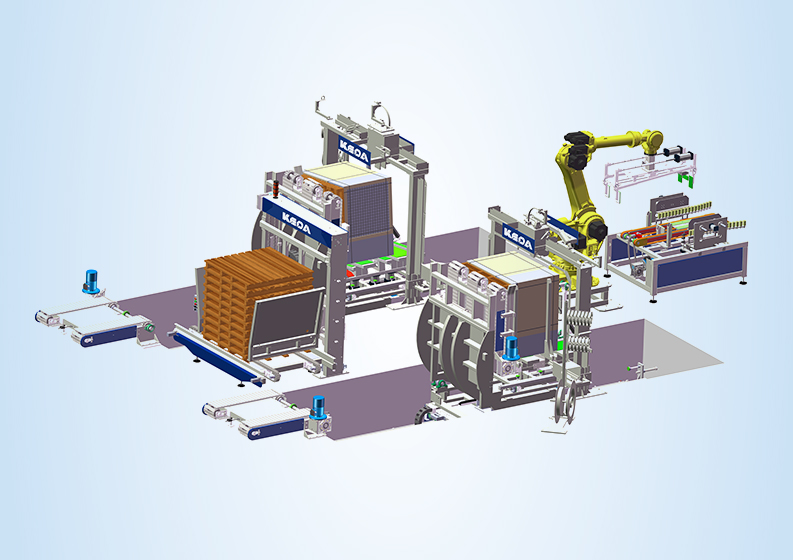 智能碼垛捆托系統